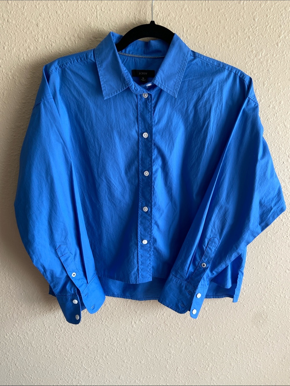 J. Crew poplin top 6